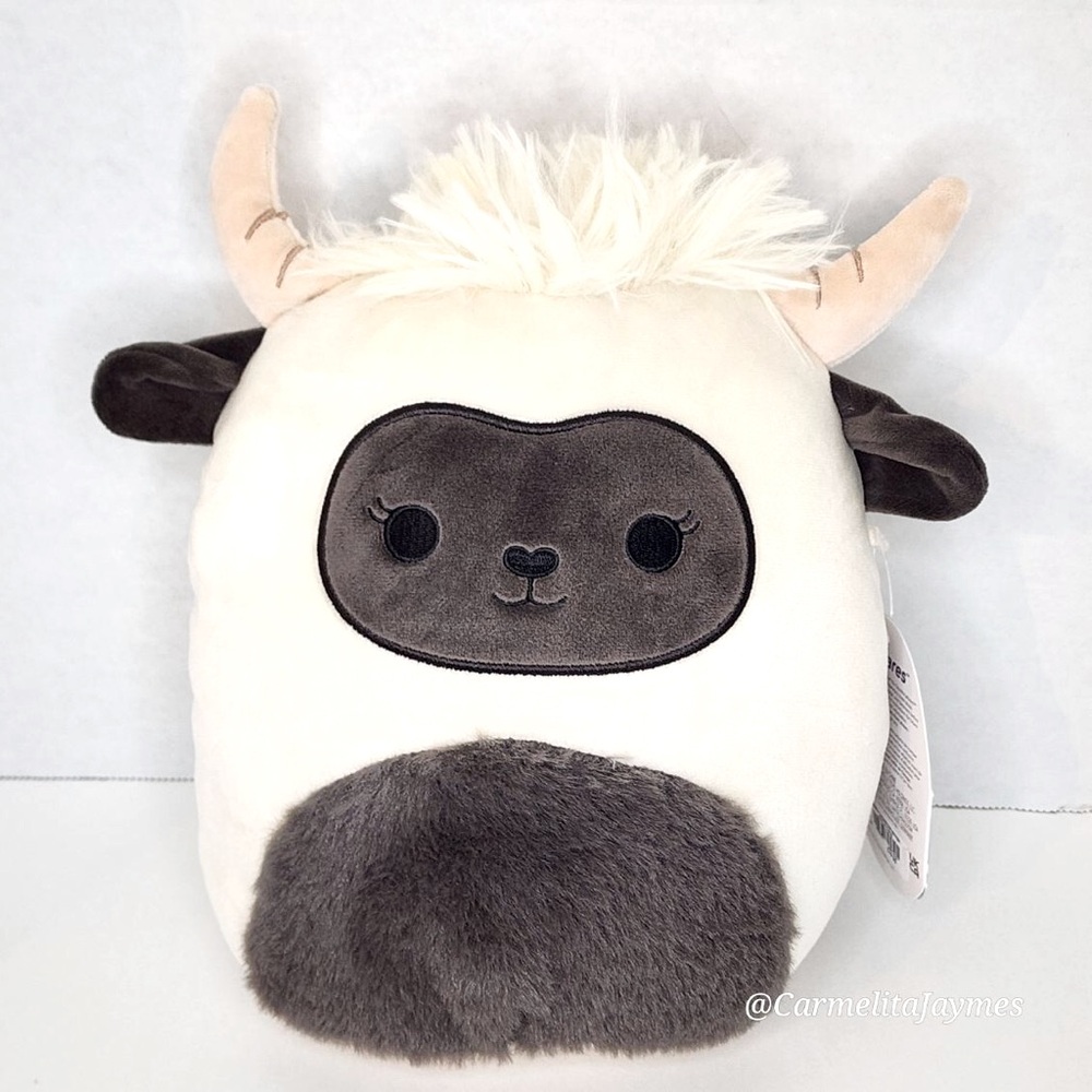 VENUS 🐏 Longhorn Fuzzy Belly Sheep FTM Original Squishmallow By Kellytoy NWT
